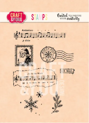 Craft and You - Clear Stamps - Christmas