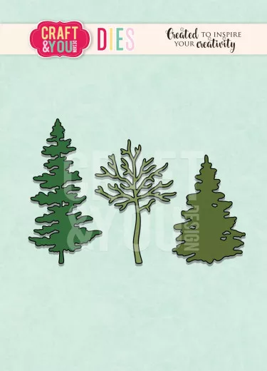 Craft and You - Cutting Dies - Trees