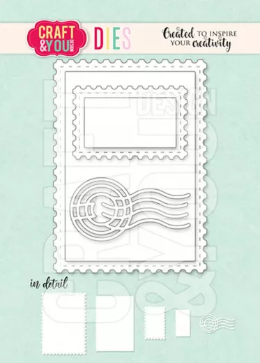 Craft and You - Cutting Dies - ATC Frame with Stamp