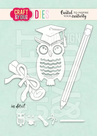 Craft and You - Cutting Dies - Owl Set