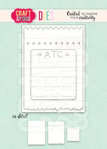 Craft and You - Cutting Dies - ATC Ticket