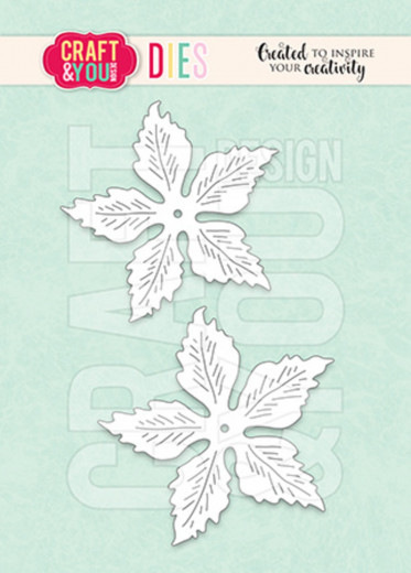 Craft and You - Cutting Dies - Magda's Poinsettia Big Flower