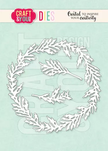 Craft and You - Cutting Dies - Cedar Wreath