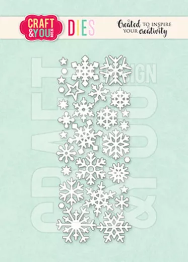 Craft and You - Cutting Dies - Small Snowflakes