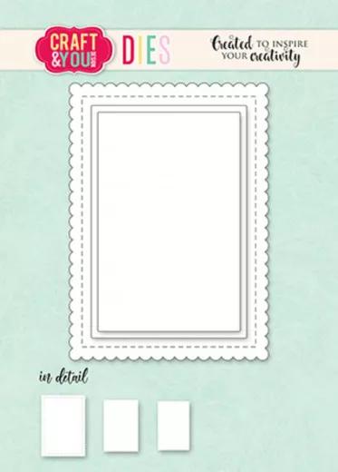 Craft and You - Cutting Dies - ATC Biscuit Frame