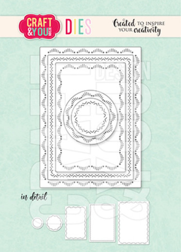Craft and You - Cutting Dies - ATC Decorative Stiches