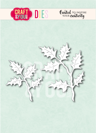 Craft and You - Cutting Dies - Big Holly Leaves