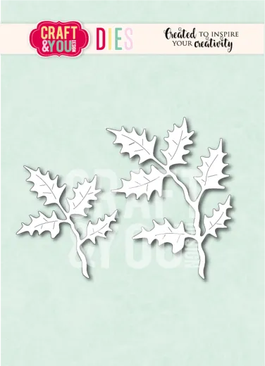Craft and You - Cutting Dies - Big Holly Leaves