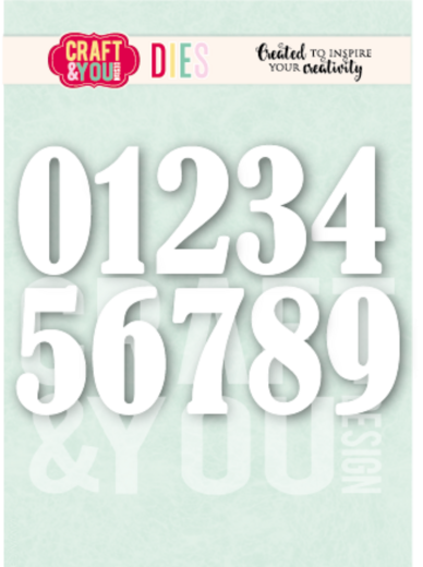 Craft and You - Cutting Dies - Numbers