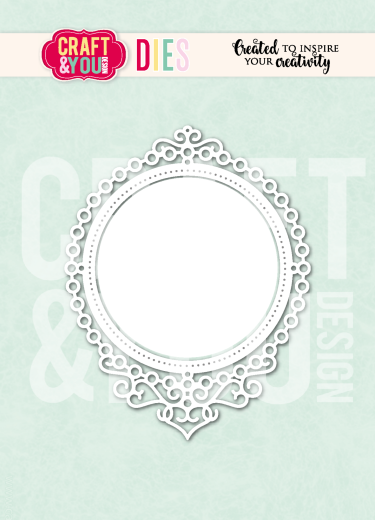 Craft and You - Cutting Dies - Elegant Frame by Gosia