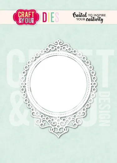 Craft and You - Cutting Dies - Elegant Frame by Gosia