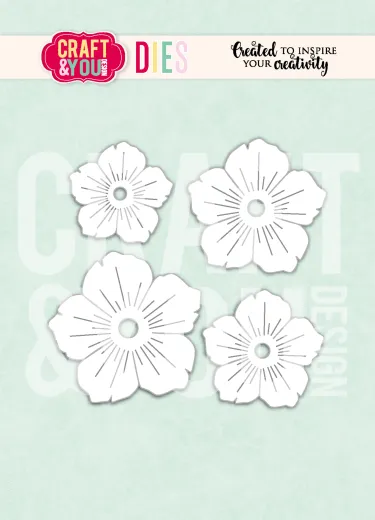 Craft and You - Cutting Dies - Garden Flower 2 by Gosia