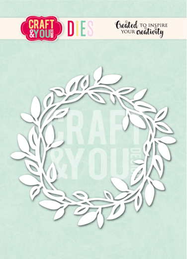 Craft and You - Cutting Dies - Leaf Wreath