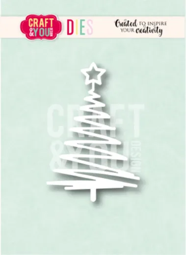 Craft and You - Cutting Dies - Christmas Tree Zig Zag