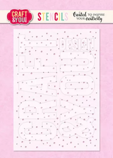 Craft and You - Stencil - Dots