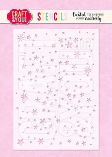 Craft and You - Stencil - Stars