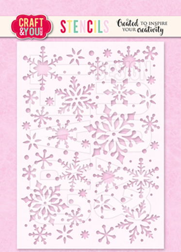 Craft and You - Stencil - Snowflakes 2