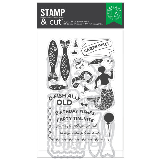 Hero Arts - Clear Stamps & Cutting Dies - Packed With Love - Well Preserved