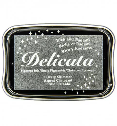 Delicata Stempelkissen - Metallic Silvery shimmer