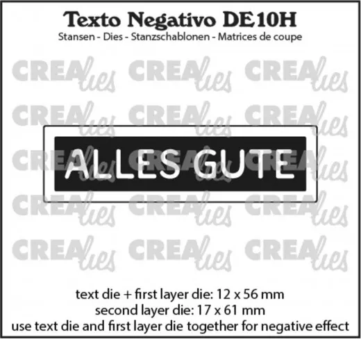 CREAlies Texto - ALLES GUTE horizontal (DE)