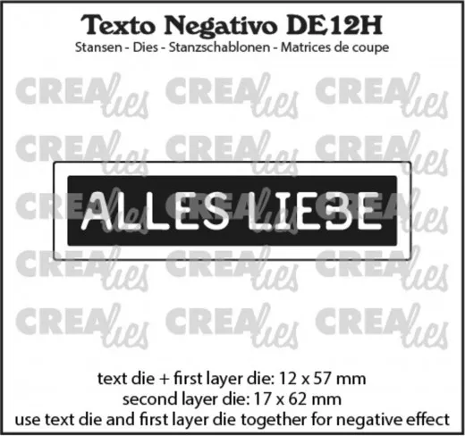 CREAlies Texto - ALLES LIEBE horizontal (DE)