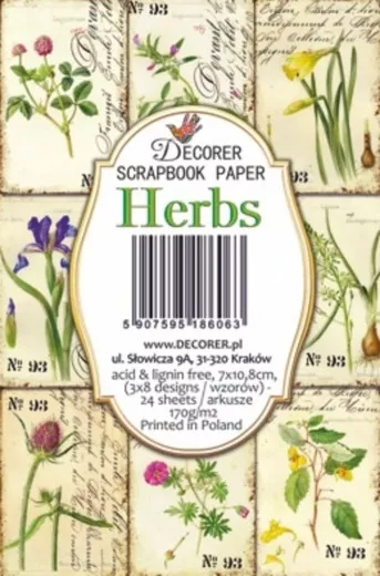 Herbs Mini Paper Pack