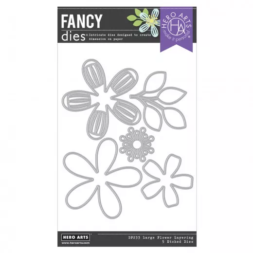 Hero Arts Fancy Dies - Large Flower Layering