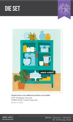 Hero Arts - Die Set - Retro Kitchen - Classic Cabinet