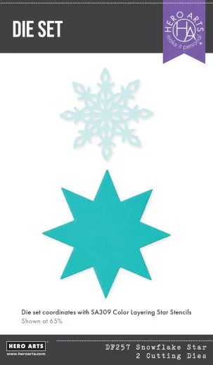 Hero Arts - Die Set - Very Merry - Snowflake Star