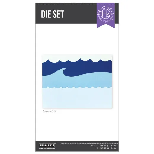 Hero Arts - Die Set - Packed With Love - Making Waves