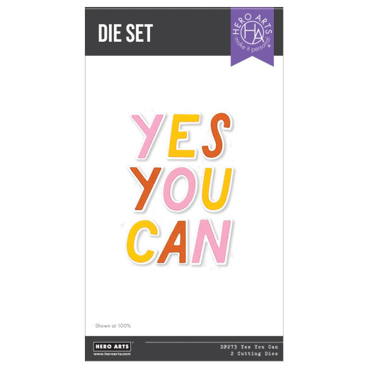 Hero Arts - Die Set - What A Ride - Yes You Can