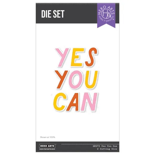 Hero Arts - Die Set - What A Ride - Yes You Can