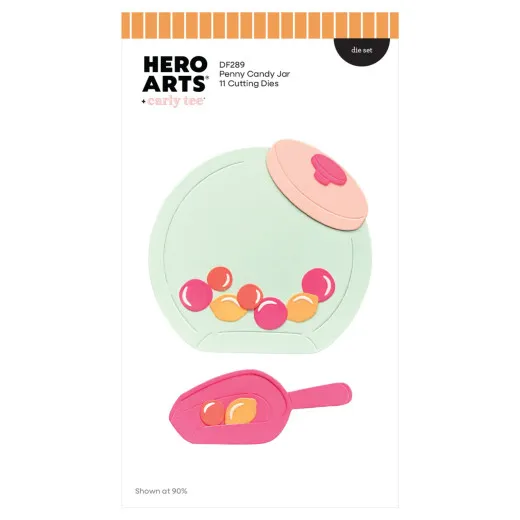 Hero Arts Fancy Dies - Beary Sweet - Penny Candy Jar