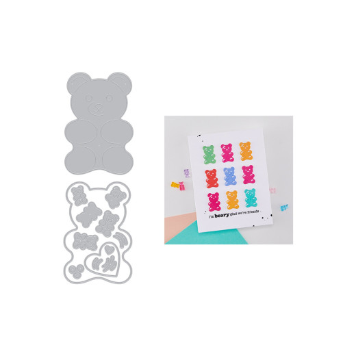 Hero Arts - Die Set - Beary Sweet - Bear Hugs