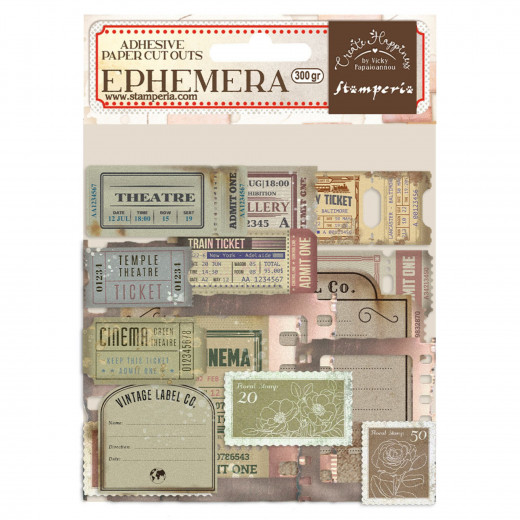 Stamperia Ephemera - Create Happiness Christmas - Tickets