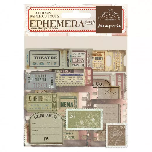 Stamperia Ephemera - Create Happiness Christmas - Tickets