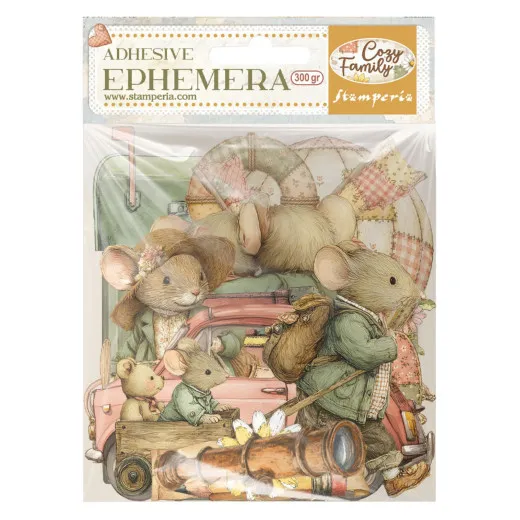 Stamperia Ephemera - Cozy Family