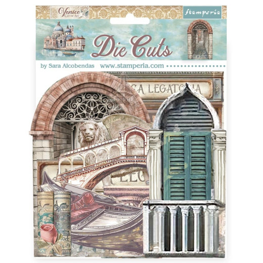 Stamperia Die-Cuts - Venice City of Art