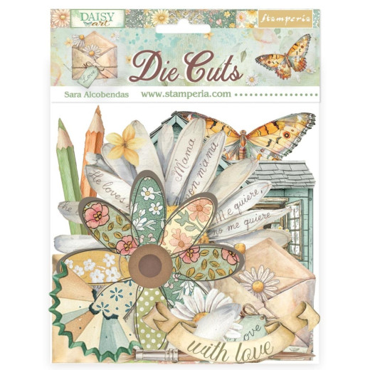 Stamperia Die-Cuts - Daisy Art - Assorted