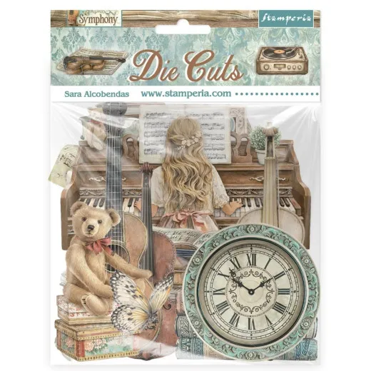 Stamperia Die Cuts - Symphony by Sara Alcobendas