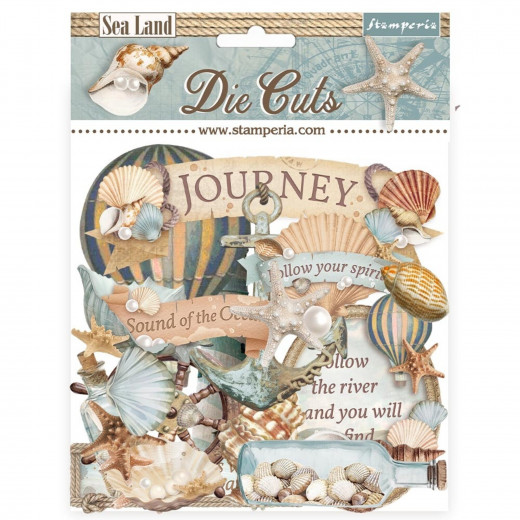 Stamperia Die-Cuts - Sea Land - Assorted