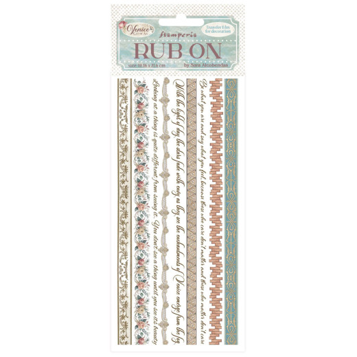 Stamperia Rub-on - Venice City of Art - Stripes