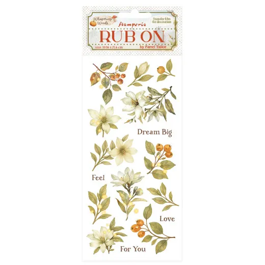 Stamperia Rub-on - Whispering Woods - Magnolia