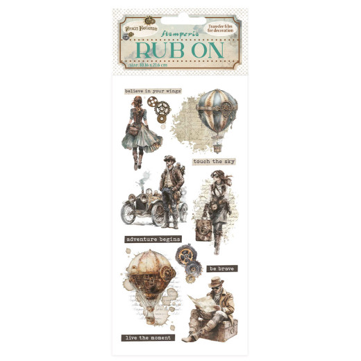 Stamperia Rub-on - Voyages Fantastiques - Explorers