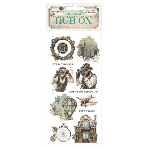Stamperia Rub-on - Voyages Fantastiques - Mechanical Wonders