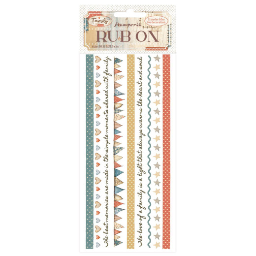 Stamperia Rub-on - Family - Stripes