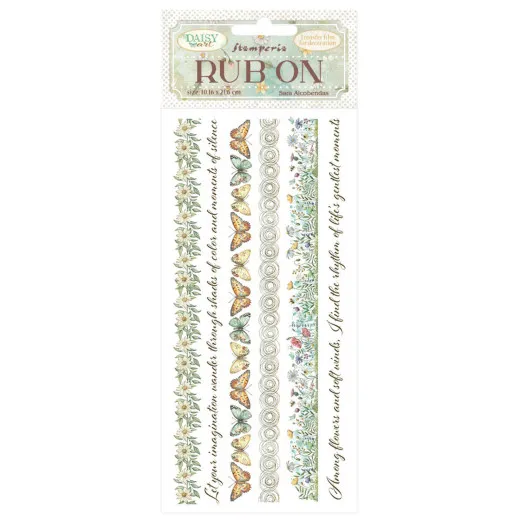 Stamperia Rub-on - Daisy Art - Stripes