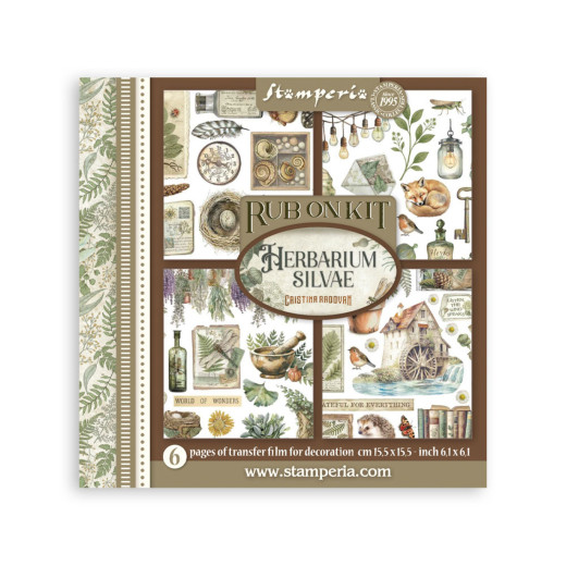 Stamperia - Rub-on Assortment - Herbarium Silvae