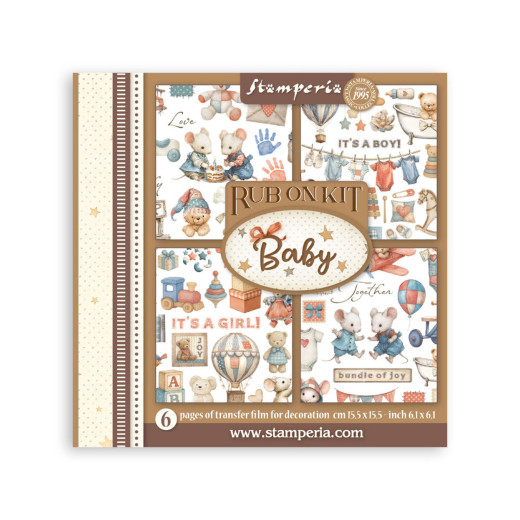 Stamperia - Rub-on Assortment - Baby