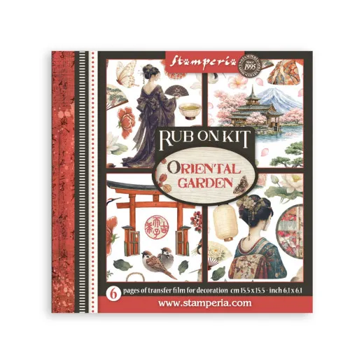 Stamperia - Rub-on Assortment - Oriental Garden